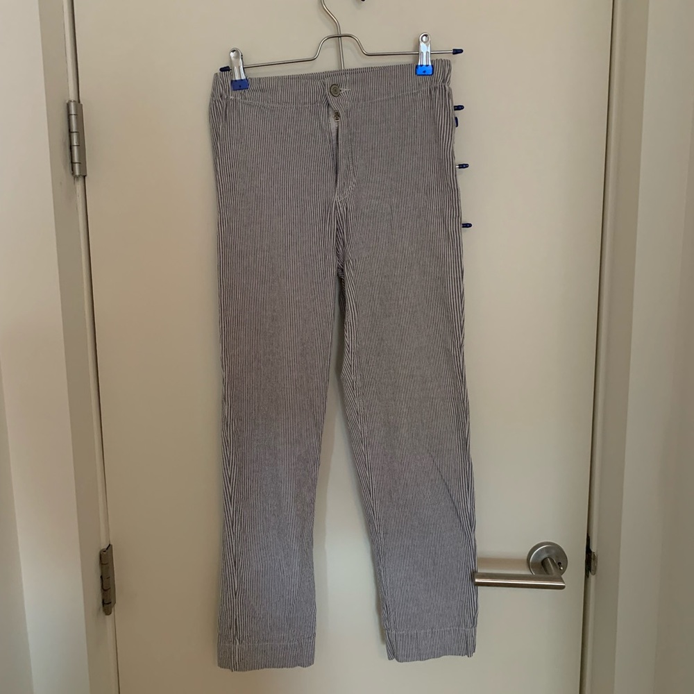 Classic blue/white striped pants